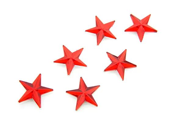 stock image Red stars confetti