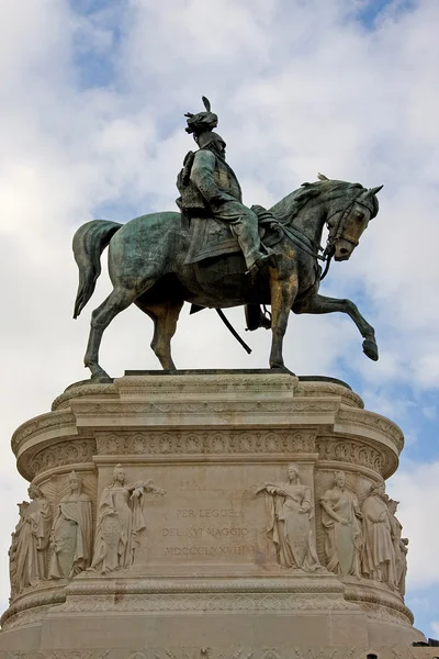 Vittorio Emanuele II em Roma — Fotografia de Stock