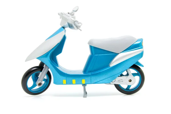 Blauwe scooter — Stockfoto
