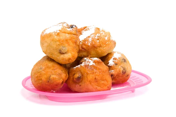 Dutch donut also known as oliebollen — Stock Photo, Image