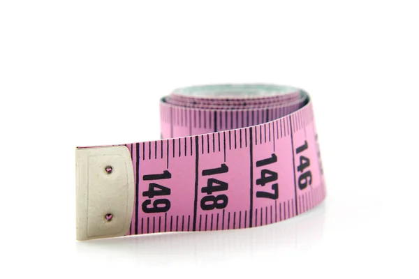 Pink measure tape — Stock Photo, Image