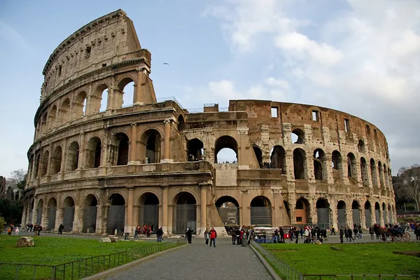 Colosseum Rómában Stock Kép