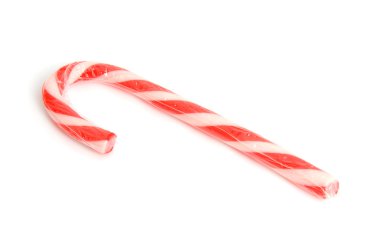 Traditional christmas candy cane clipart