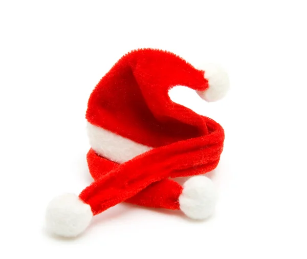 Santa mössa och halsduk — Stockfoto