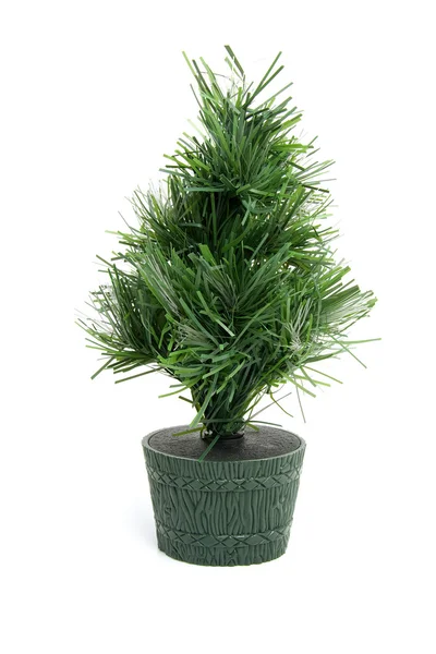 Bare plastic christmas tree — Stock Photo, Image