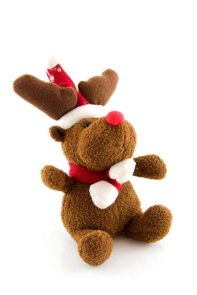 Stuffed rudolph reindeer — Stock Photo, Image