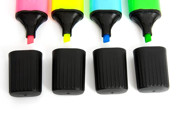 Open colorful markers — Stock Photo, Image