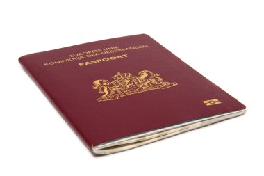 Dutch passport clipart