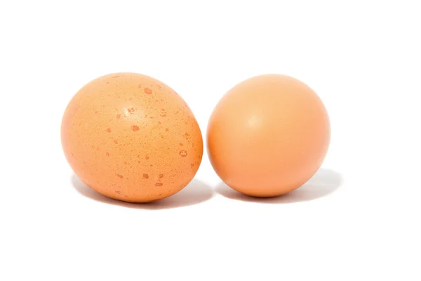 2 つの鶏の卵 — ストック写真