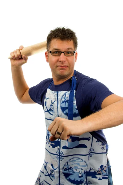 Angry cook — Stock Photo, Image