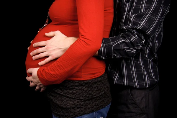 Έγκυος ζευγάρι — Φωτογραφία Αρχείου