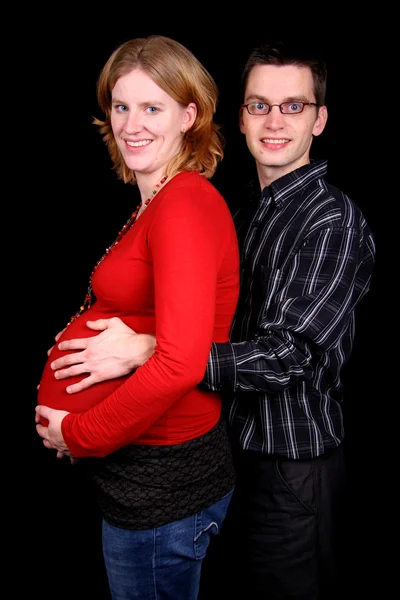 stock image Pregnant couple