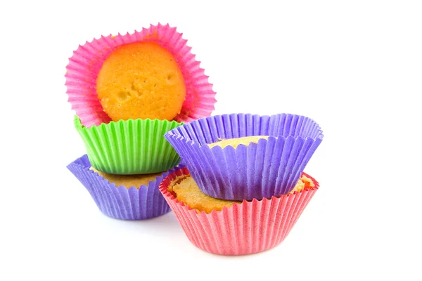 Färgglada hemgjorda muffins — Stockfoto