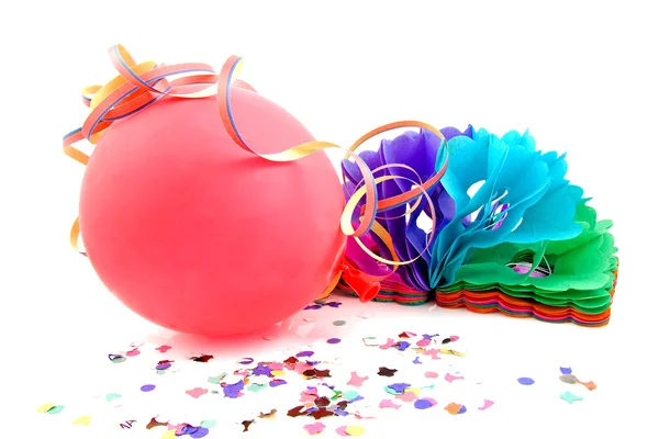 Balon ve parti flamalar — Stok fotoğraf