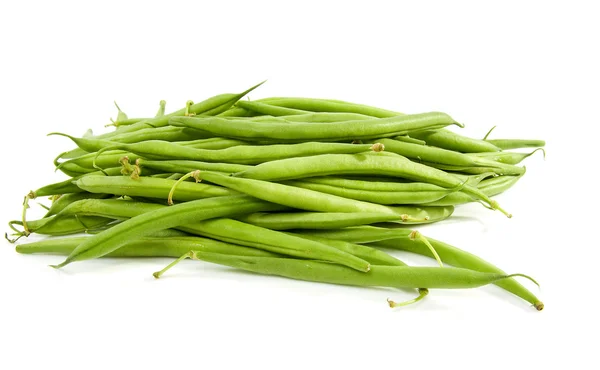 Hromadu surového zelené fazolky — Stock fotografie