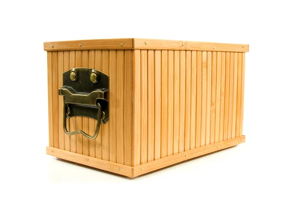 Puste drewniane pudełko — Zdjęcie stockowe