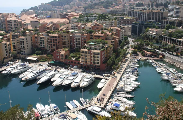 Port the fontvieille Monaco — Stock Photo, Image