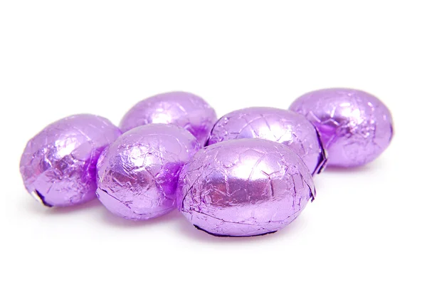 Œufs de Pâques violets — Photo