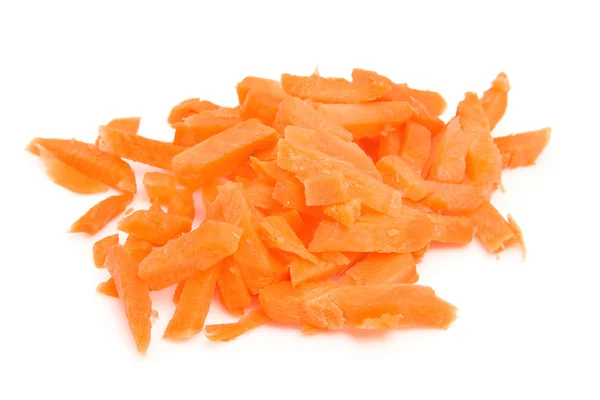 Pile of sliced carrots — Stock Photo, Image