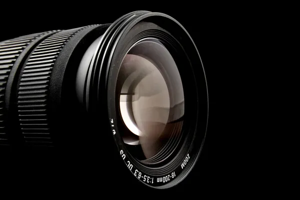 Close-up da lente da câmera — Fotografia de Stock
