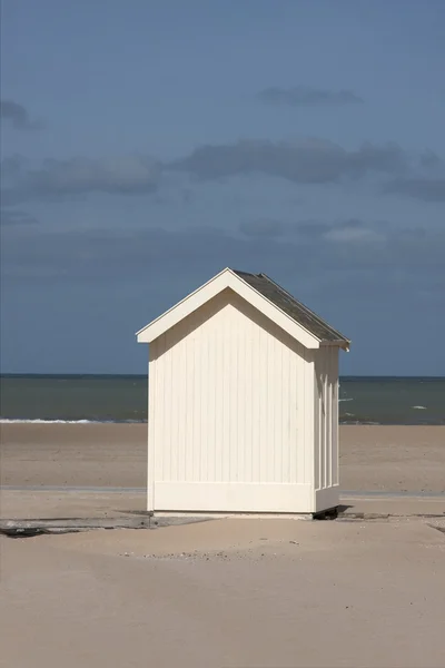 Spiaggia della cabina — Foto Stock