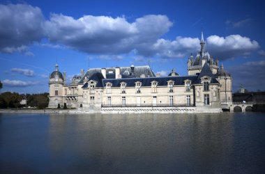 Castle of Chantilly clipart