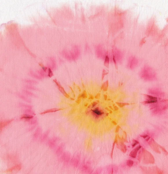 Pink batik peony flower — Stock Photo, Image