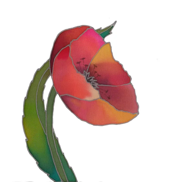 Batik tulip isolated — Stock Photo, Image