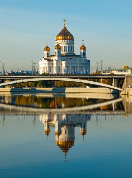 Rusland Moskou tempel Christus redder, de kathedraal van de Verlosser — Stockfoto