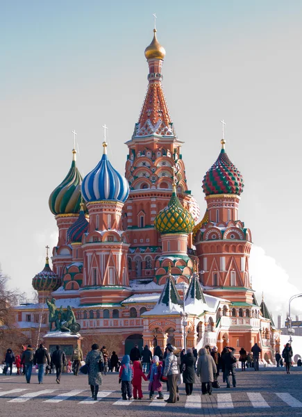 Rusland Moskou Rode plein de kathedraal van de Maagd Beschermvrouwe, de cathed — Stockfoto