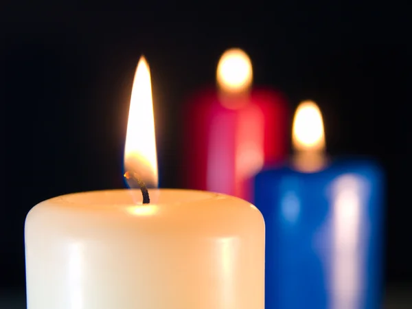 Candle alight,burning candle — Stock Photo, Image