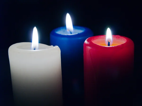 Candle alight,burning candle — Stock Photo, Image