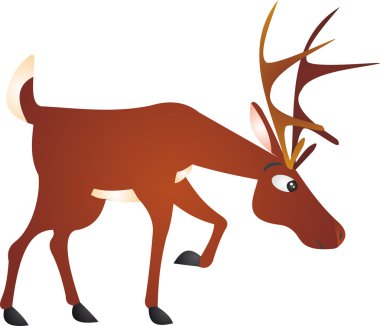 Deer vector clipart