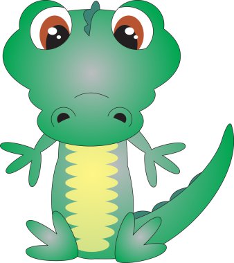 Crocodile vector clipart