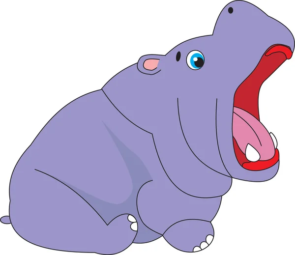 Vecteur hippo — Image vectorielle