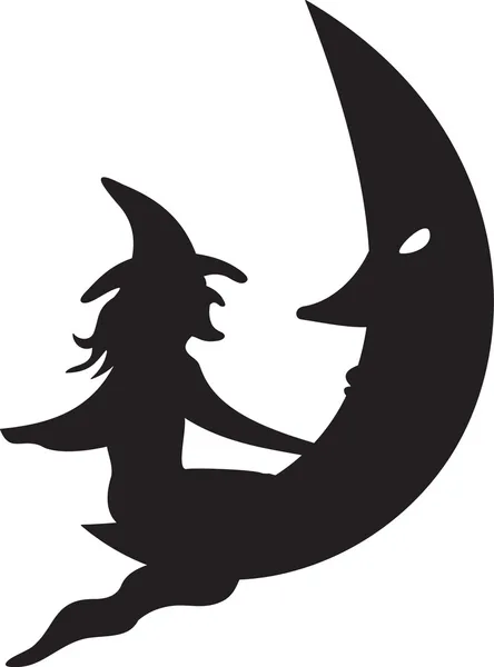 Witch vector — Stock Vector