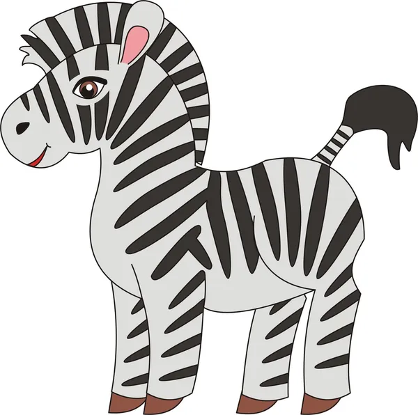 Zebra vektor — Stock Vector