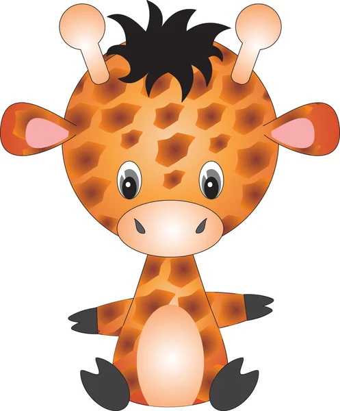 Vettore giraffa — Vettoriale Stock