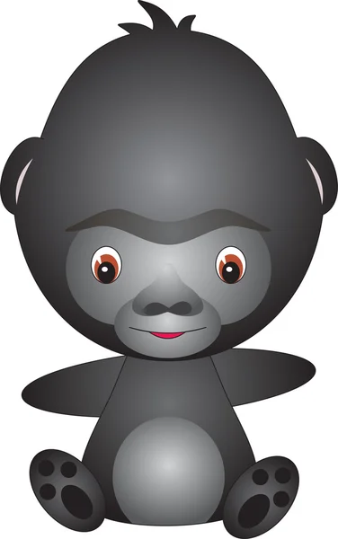 Vecteur gorille — Image vectorielle