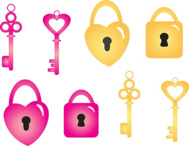 Lock vector clipart