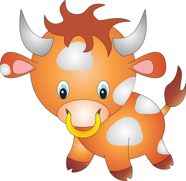 Bull vector — Stock Vector