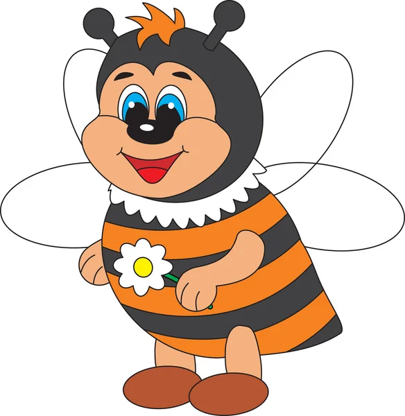 Пчелиный вектор — стоковый вектор