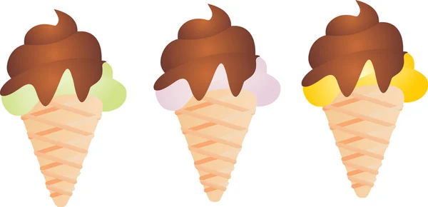 Vecteur de crème glacée — Image vectorielle