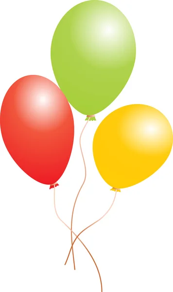 Luftballons als Vektor — Stockvektor