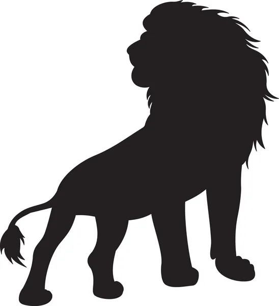 Löwenvektor — Stockvektor