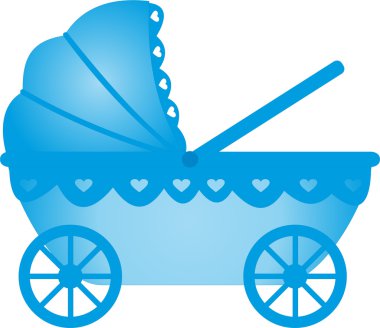 Baby Carriage vector clipart