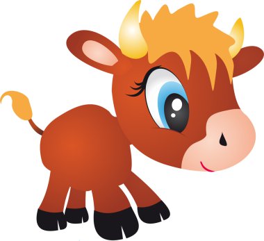 Cow vector clipart