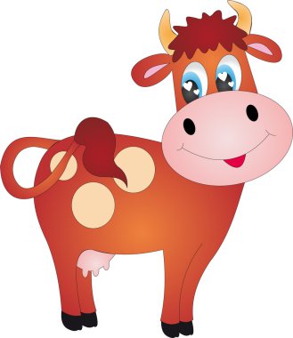 Cow vector clipart