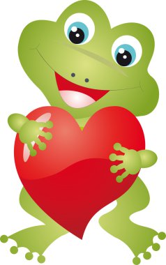 Frog vector clipart