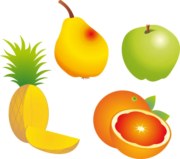 Вектор фруктов — стоковый вектор